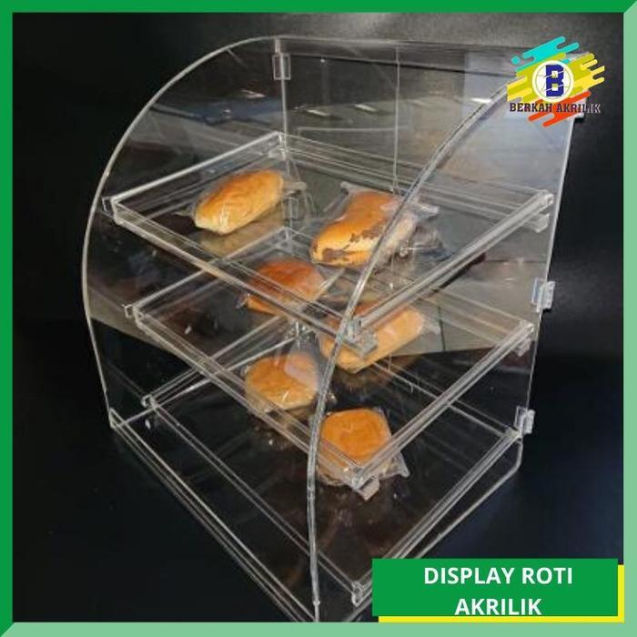 Rak Roti, Display Akrilik, Custom Rak Serbaguna