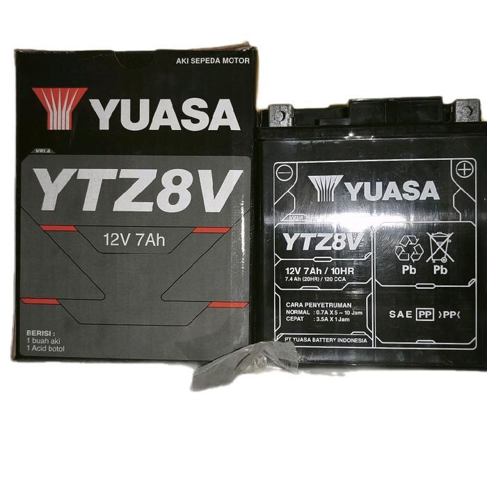 Aki Kering Yamaha R25 Yuasa Ytz8V / Gs Gtz8V - Bembs Motor