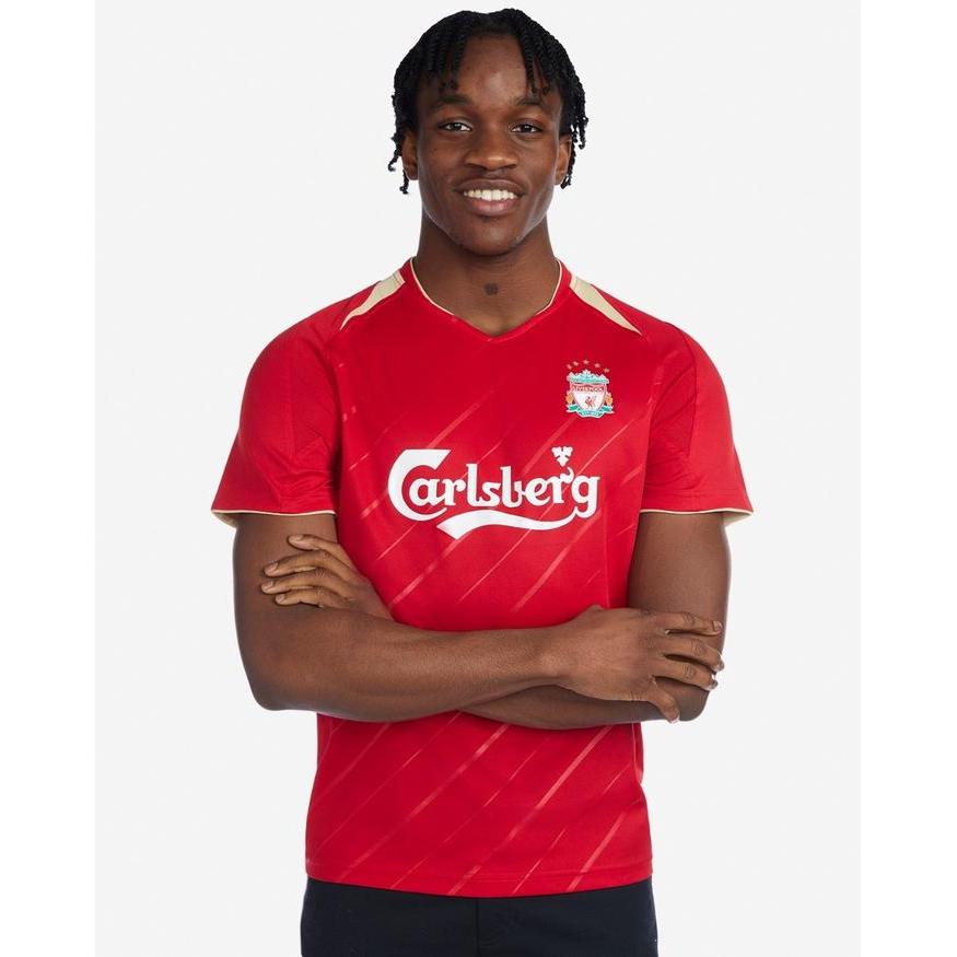 Etherealeer// Liverpool Fc 2005-2006 Euro Home Shirt Men - Official Lfc Jersey Original Pria