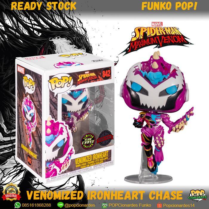 FUNKO POP SPIDER-MAN MAXIMUM VENOM - VENOMIZED IRONHEART CHASE #842