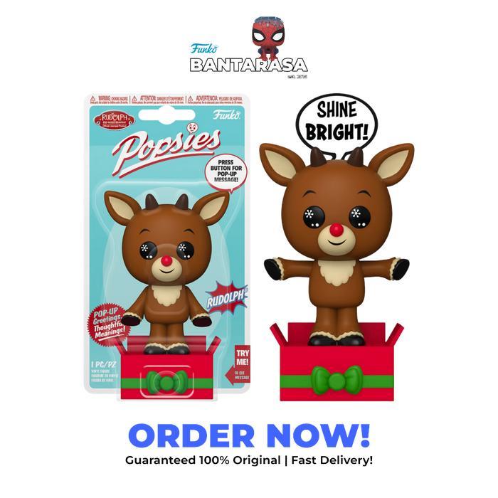 FUNKO POP RUDOLPH THE RED-NOSED REINDEER - RUDOLPH POPSIES VINYL FIGURE
