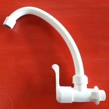Ada Stok Kran Angsa PVC / Kran Dapur PVC / Kran Angsa Plastik