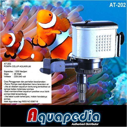 Baru Atman At-202 Pompa Air Aquarium Aquascape Submersible Water Pump At202