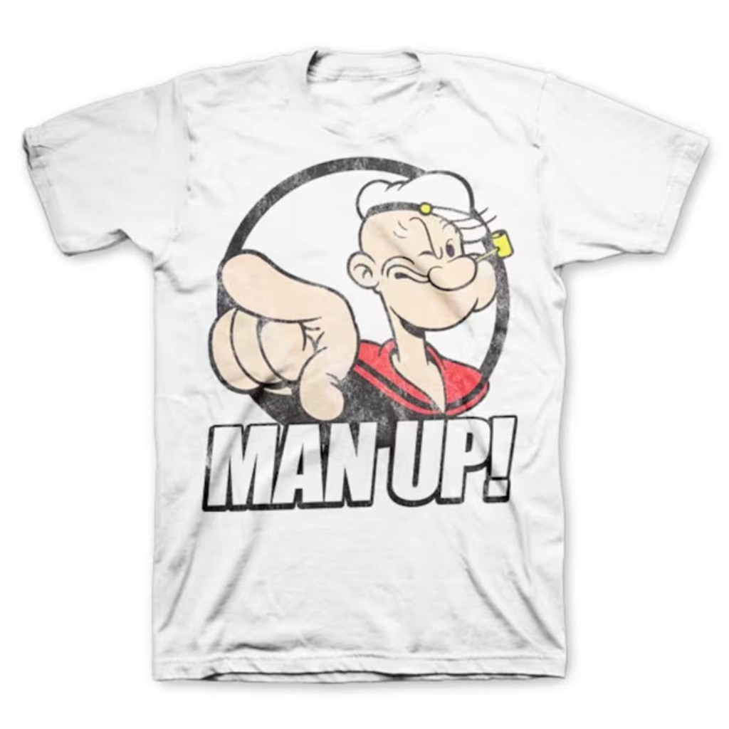 Kaos Popeye 100% Cotton Official Merchandise Keren