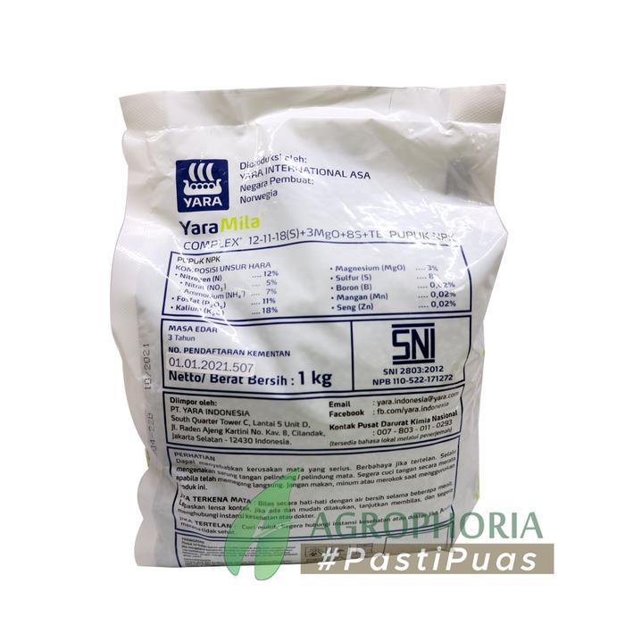 NW Pupuk Yaramila Complex Kemasan Asli 1 Kg