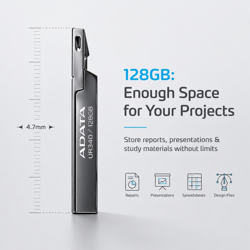 ADATA Pen Drive 128GB USB Flash Drive 3.0 Memory Stick Personalized Mini Pendrive High Speed USB