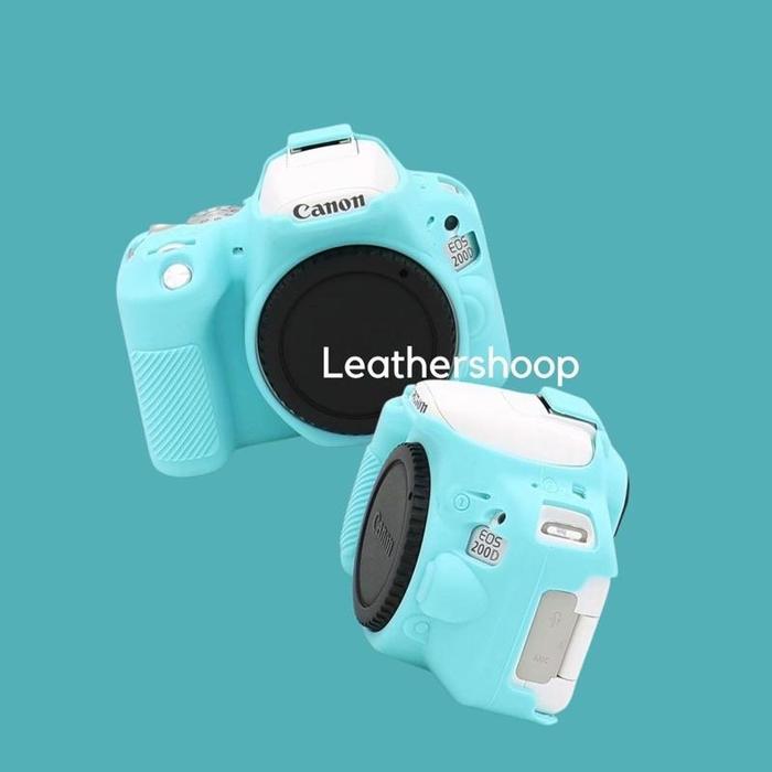 Cover Canon Eos 200D 200D Mark Ii 250D Rubber Softcase Karet Terbaru 