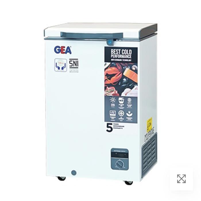 BOX FREEZER GEA 100LITER CHEST FREEZER 100L AB108R BOXFREEZER GEA