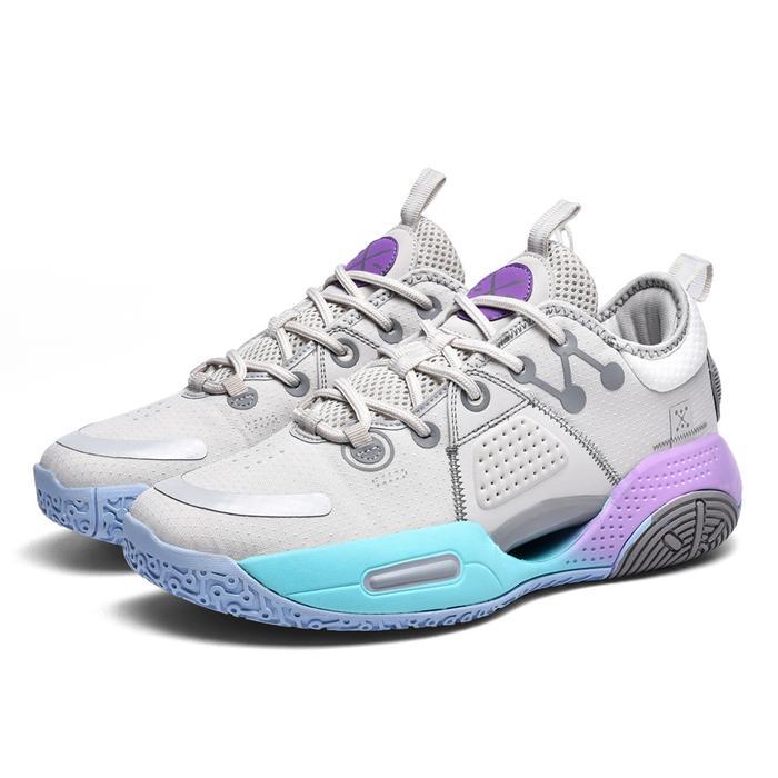 Sepatu Pria Sepatu Olahraga Sepatu Wanita Sepatu Basket Pria #8599 Grey Sepatu Keren Men Basketball