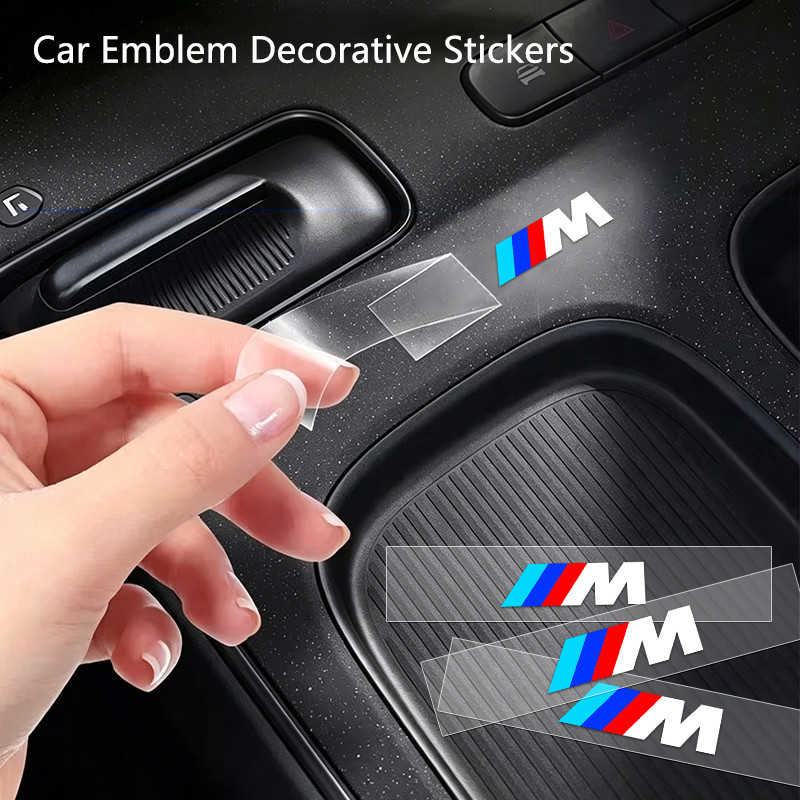 Car Logo For BMW M Emblem E46 E36 E34 F10 E90 Creative Sticker Metal BMW M Emblem E46 E36 E34 F10