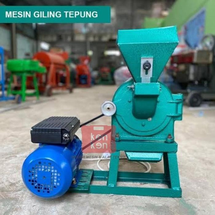 (READY JKT) Mesin Penepung Dinamo Mesin Gilingan Tepung Dinamo Disk Mill FFC15 Mesin Gilingan Tepung