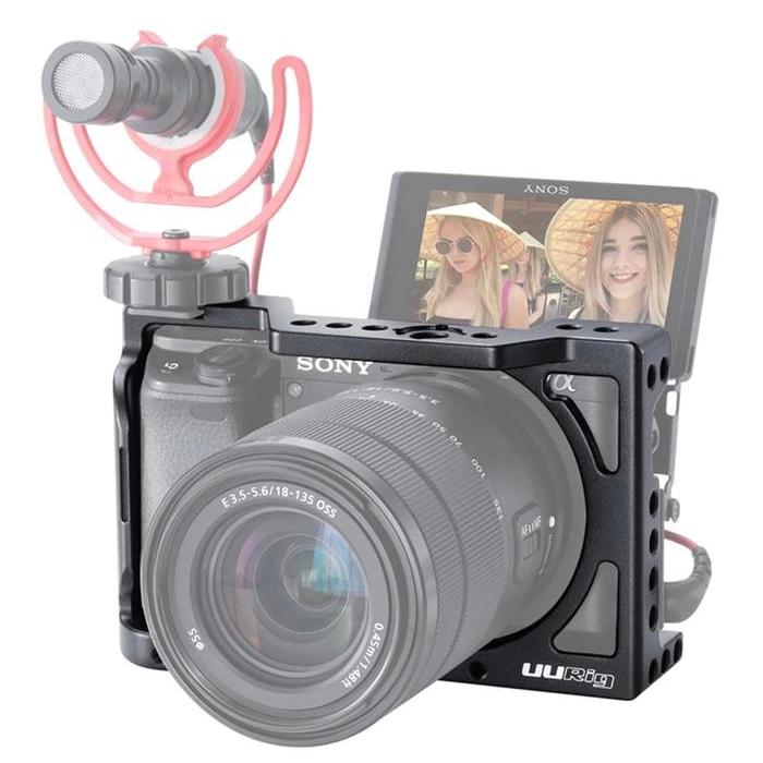 READY Terlaris ULANZI UURIG C-A6400 Sony A6400 Rig Vlog Metal Cage Housing Case PROMOO Murah