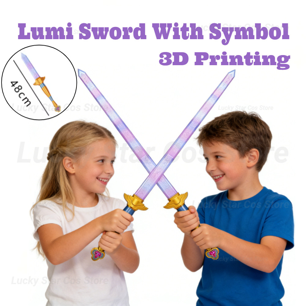 Hot 103cm Prop Sword with Rune for Rumi Sword Cosplay Movie Hunters Costume Accessories Purple Sword