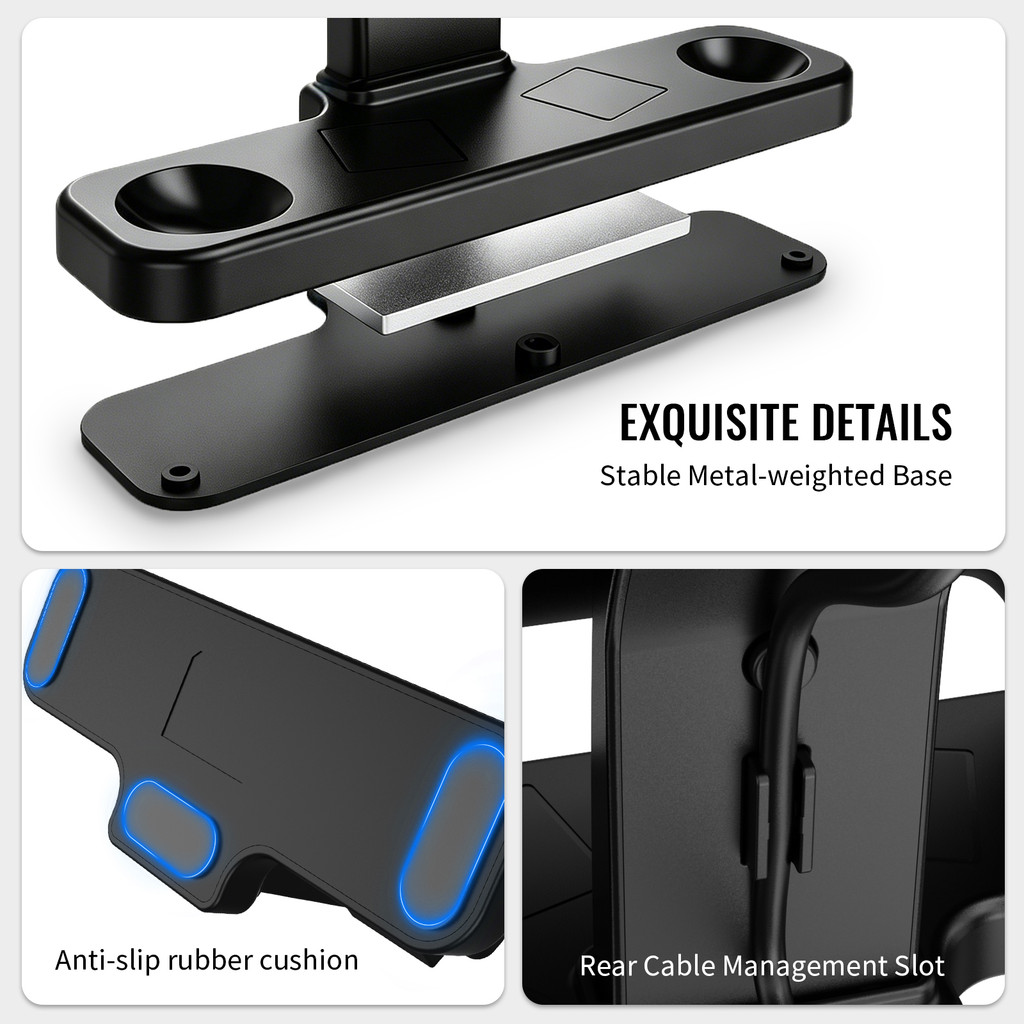 For Steam Controller Universal Charging Dock AntiSlip Bottom Desktop Charger Stand Gamepad Chargers