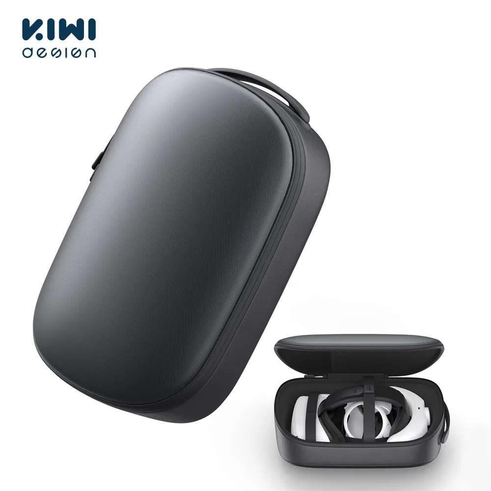 KIWI design VR Storage Bag Compatible with Quest 2 Upgraded