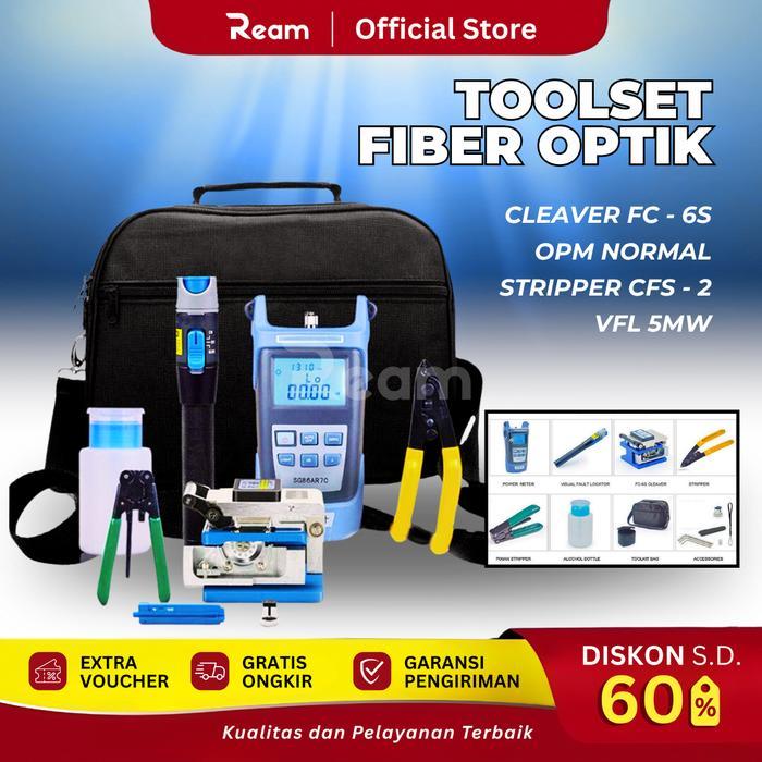 Set Peralatan Fiber Optik FTTH