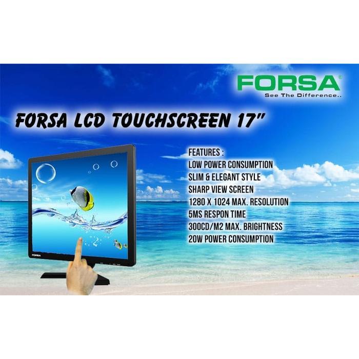 Promo Forsa Lcd Monitor Touchscreen 17Inc" Forsa Ls-1701Ts Forsa17'' Original