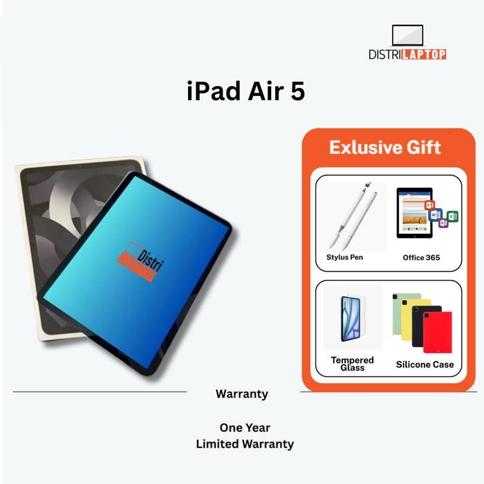 AppIe iPad Air 5 2022 M1 64GB 256GB IBOX WIFI Only apple ipad air 5 - Grey, 256GB CPO