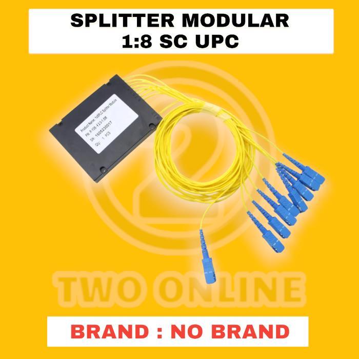 Passive splitter / pasif spliter 1:8 fiber optic MODULAR