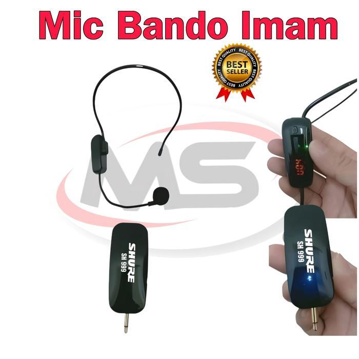 Best Seller Mic Wireless Bando Clip On Imam Masjid/ Mic Bando Wireless