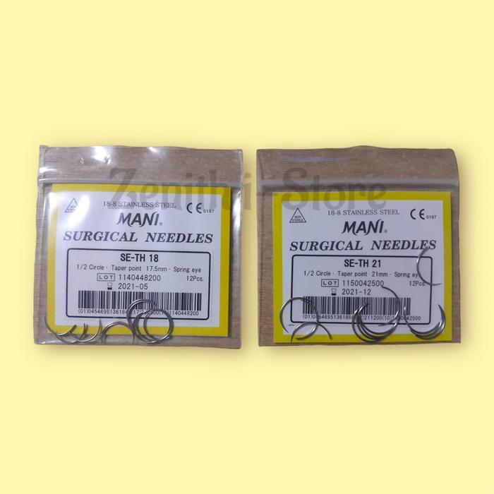 Jarum Hecting Jahit Mani Suture Needle Hecting Mani Jarum Hekting Jarum Heckting Mani