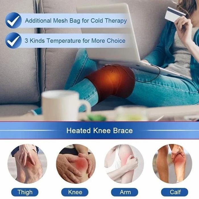 Alat Terapi Sendi Lutut Kaki Pelindung Lutut Heating Therapy Knee Support Terapi Lutut Panas