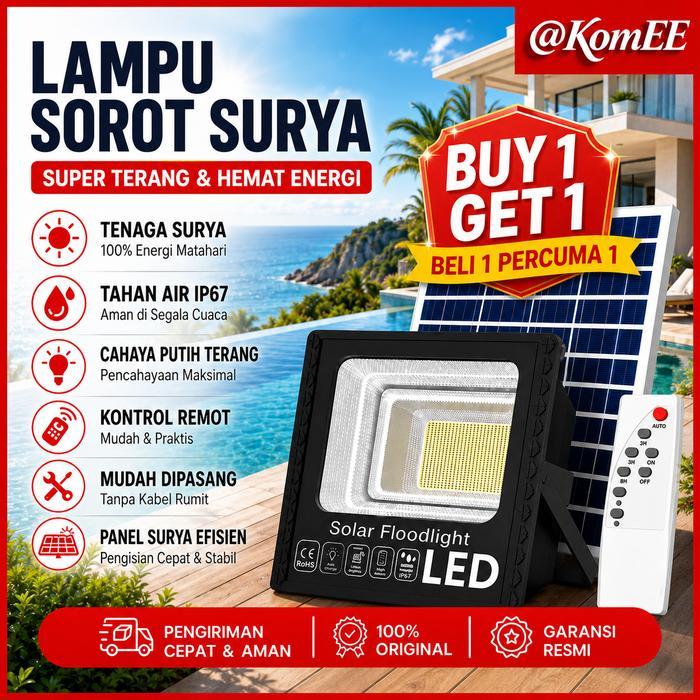 [ Garansi 3 tahun ] Lampu tenaga surya Lampu Led tenaga surya outdoor matahari Lampu sorot outdoor