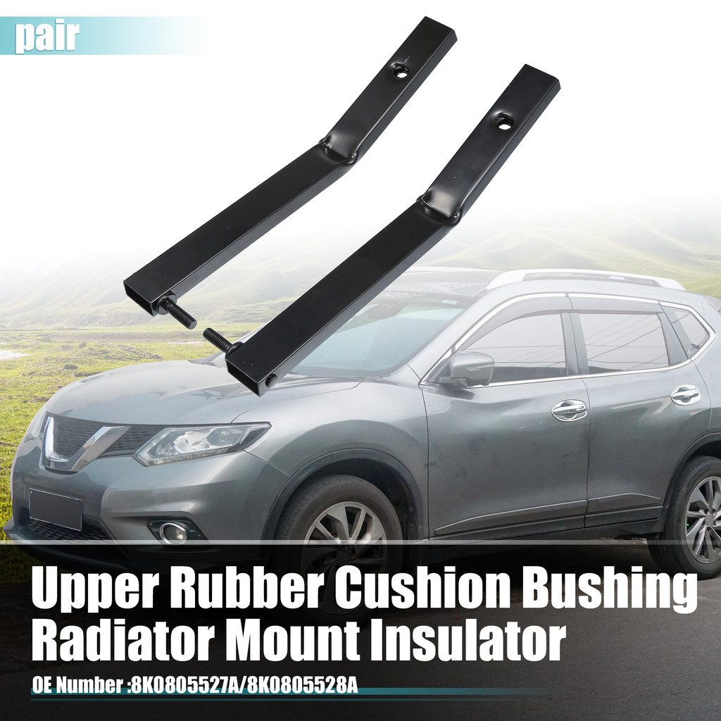 UXCELL 1PAIR LEFT RIGHT RADIATOR INSULATOR MOUNT BRACKET FOR AUDI S4 2010-2016