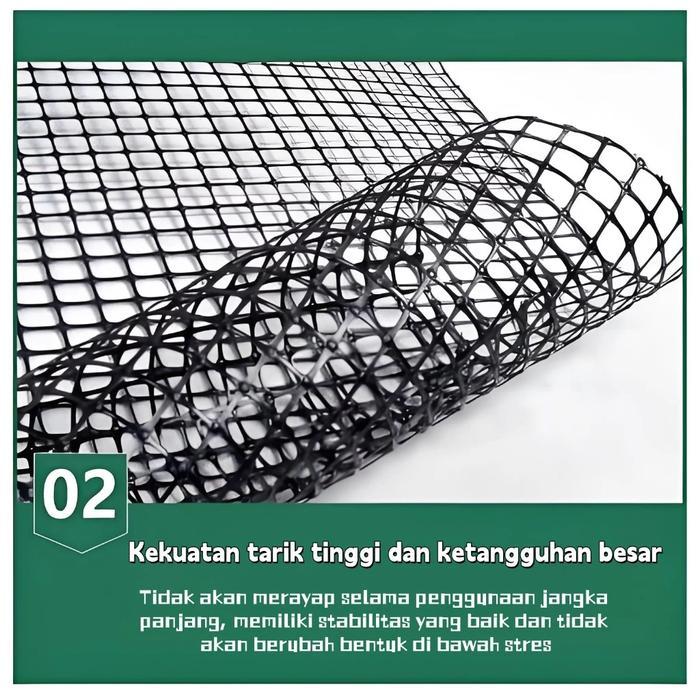 Pagar Plastik HDPE Jaring Pagar Ayam Tahan Sinar Matahari dan Tahan Korosi Jaring Pagar Plastik Kuat