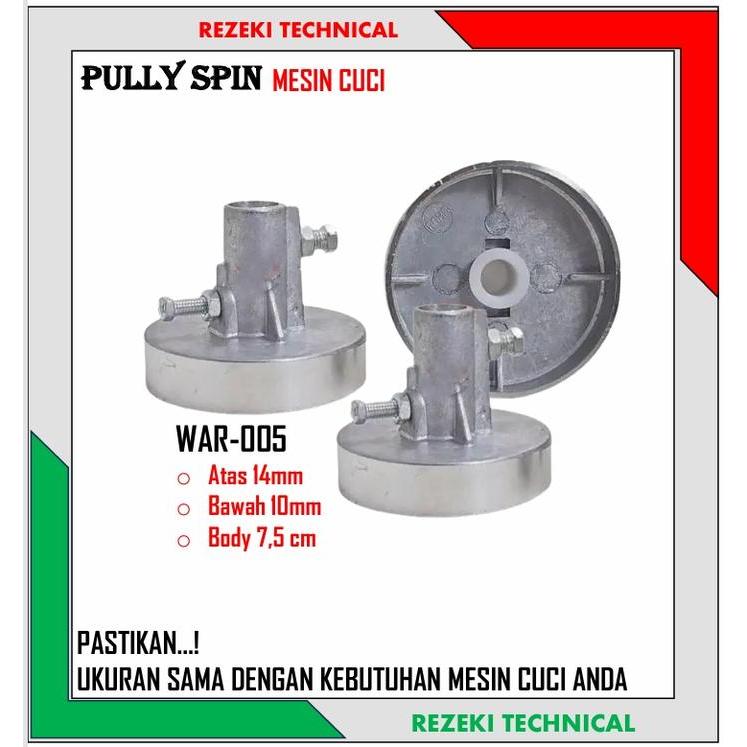 PULLY DINAMO PENGERING I PULLY MOTOR SPIN I PULLY MOTOR KOMPATIBLE MESIN CUCI LG