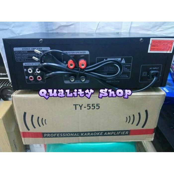 Amplifier Bowel Ty-555 Bluetooh Music Mp3 Usb Player #Gratisongkir