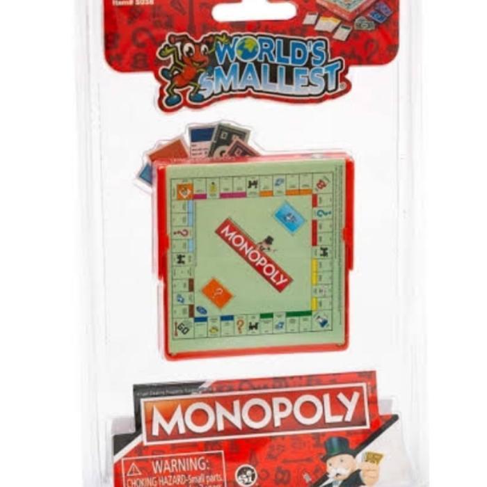 World Smallest Monopoly Board Game
