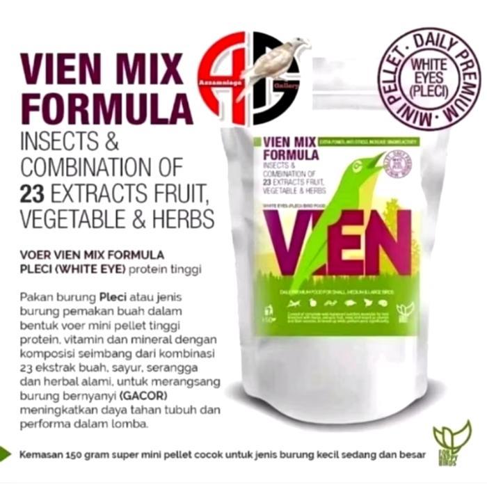 VIEN MIX FORMULA VOER VIEN PLECI HIJAU