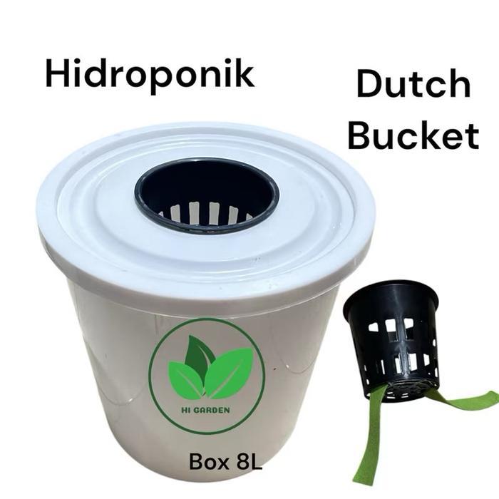 Hidroponik Dutch Bucket Box Hidroponik 8L System Dutch Bucket