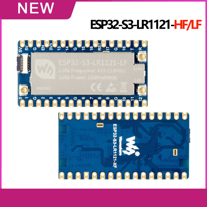 Waveshare ESP32-S3 LoRa Development Board LR1121 Third-Generation RF Chip Support Sub-GHz/2.4GHz LoR