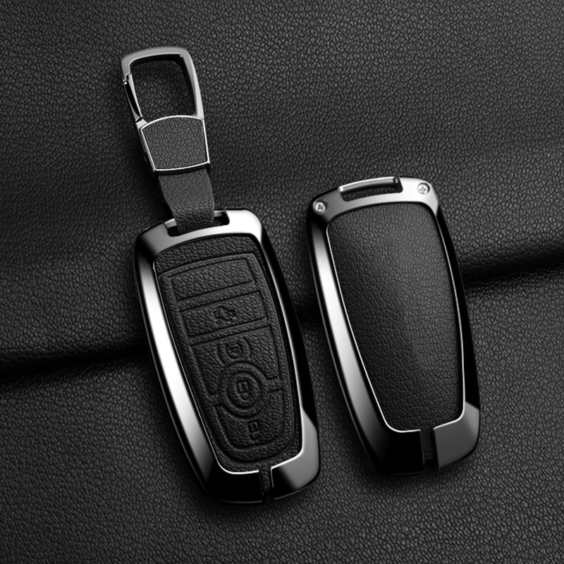 Zinc Alloy Leather Car Key Cover, For Ford Raptor F150 RC Protector Ford F-150 Raptor, Protected
