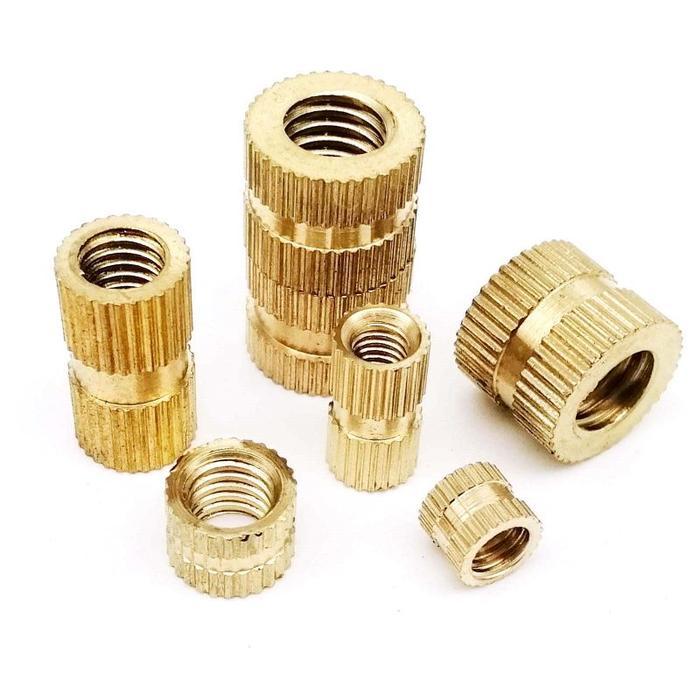 100PCS BRAS KNUR TANAM M3 INSERT NUT MUR TANAM FEMALE THREAD BRASS INSERT NUT M3 BEST SELLER