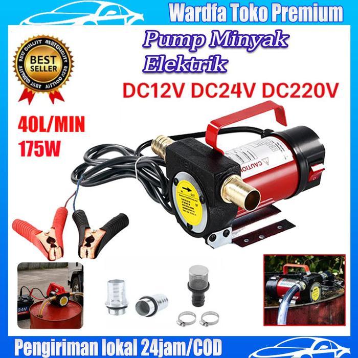 Best Seller CodPompa Minyak Stanlis Dc 12Volt 24Volt 220Volt Solar Elektrik Diesel Transfer Oil Pump