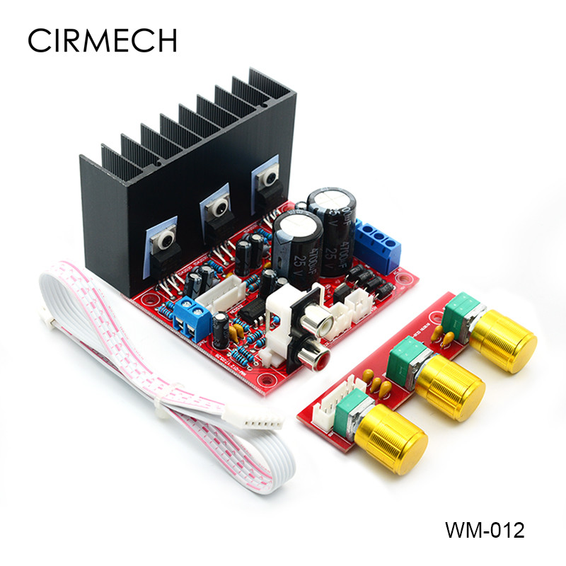 CIRMECH TDA2030A 2.1 super bass 2.1 subwoofer amplifier board three-channel Speaker o Amplifier