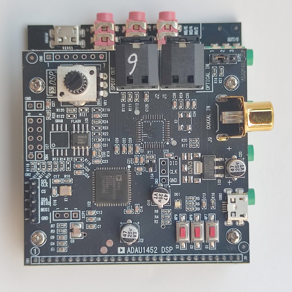 SigmaDSP ADAU1466 Module 6-in 8-out 4-in 8-out Audio Board CS42448 Decoding Board AD1938 ADI DSP