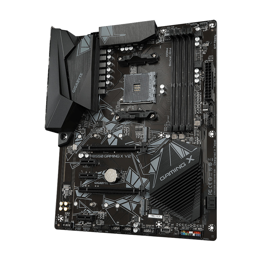 GIGABYTE B550 GAMING X V2 AMD B550 AM4 Motherboard CPU Support Ryzen 7 5700X3D 7 5800X 5 5600X 5