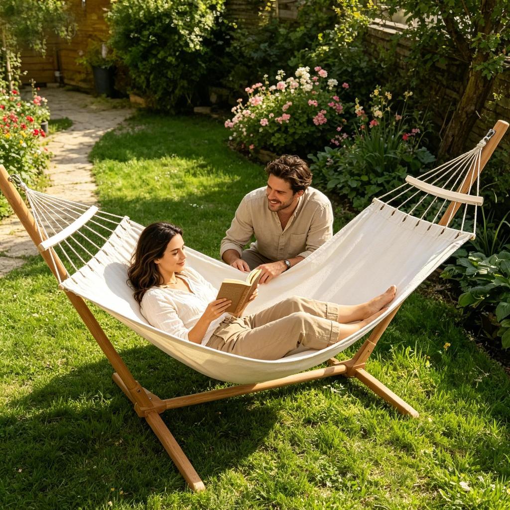 Detahable Hammok Spreader Bar 2 Piees Swing 10Hole Wooden Poles Aessories Hammoks Replaement