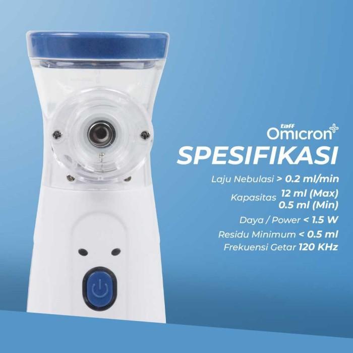 Taffomicron Nebulizer Uap Alat Nebu Portable Inhaler Uap Obat Terapi Pernapasan Asma Anak Dewasa -