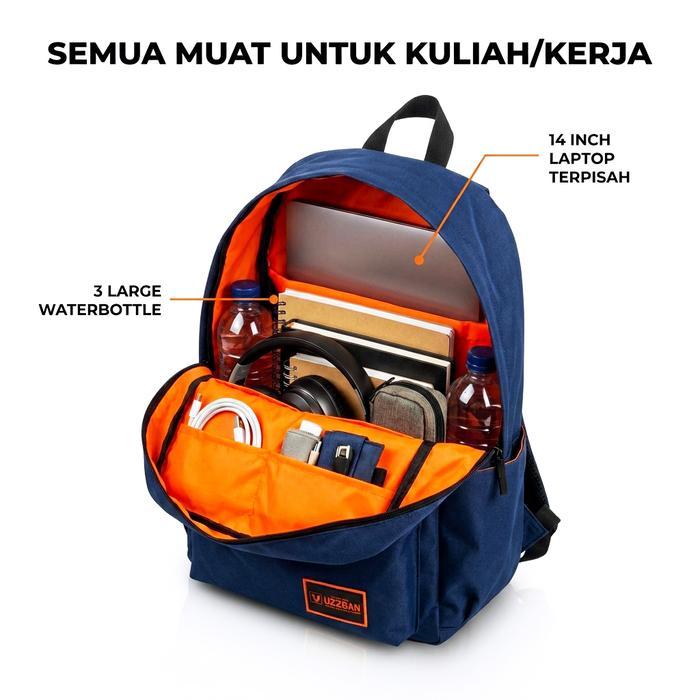 Uzzgan - Tas Ransel RIFLE URA Bacpack Pria Wanita Premium Quality Tas Laptop Multifungsi