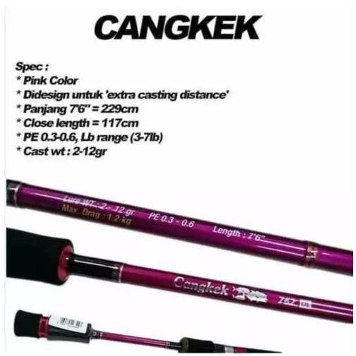 JORAN RELIX NUSANTARA PINKY 762 UL ROD RELIX CANGKEK PINKY 2.28m ULTRA LIGHT ULTRALIGHT