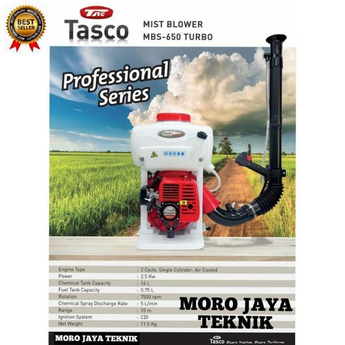 TERLARIS Mesin Semprot Hama Tanaman Tasco MBS 650 Turbo Alat Semprot