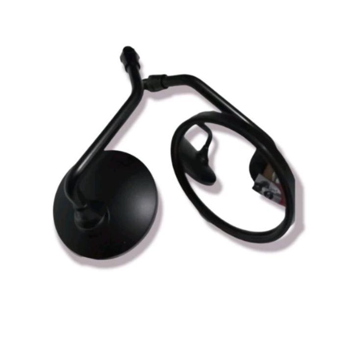 Terbaru Spion Bulat Retro Kecil Hitam Cb Tiger Scoopy Vario Beat Supra Free Bubble Wrap
