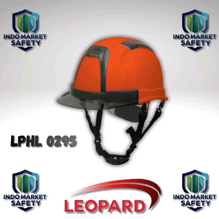 Helm Safety Leopard ABS LPHL 0295 - Helm Safety Proyek warna orange