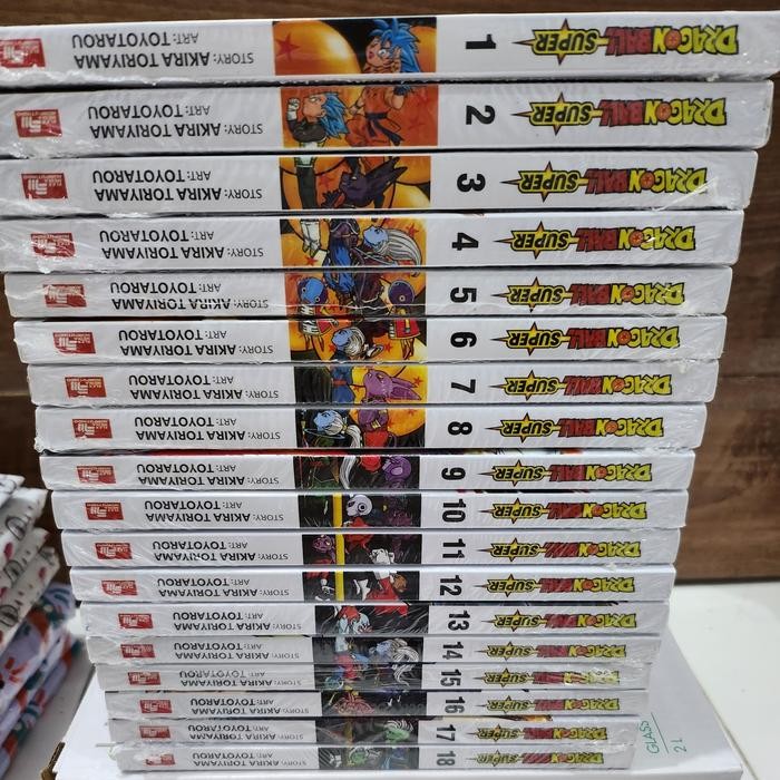 Komik Dragon Ball Super Vol 1-18 Set Segel Ori Bahasa Indonesia