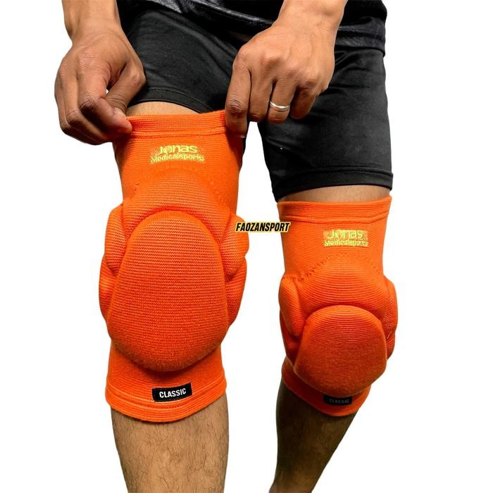 Kneepad Futsal jonas V2 Knee pad Original pelindung deker lutut kiper warna hitam putih biru merah